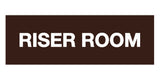 Signs ByLITA Basic Riser Room Sign