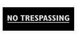 Signs ByLITA Basic No Trespassing Sign