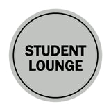 Signs ByLITA Circle Student Lounge Sign