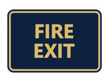 Signs ByLITA Classic Fire Exit Sign