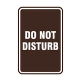 Portrait Round Do Not Disturb Sign