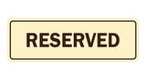 Signs ByLITA Standard Reserved Sign