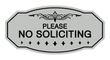 Signs ByLITA Victorian Please No Soliciting Sign