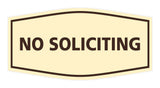 Signs ByLITA Fancy No Soliciting Sign