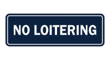 Signs ByLITA Standard No Loitering Sign