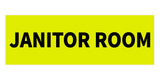 Signs ByLITA Basic Janitor Room Sign