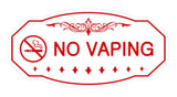 Victorian No Vaping Sign