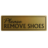 Standard Please Remove Shoes Wall Door Sign