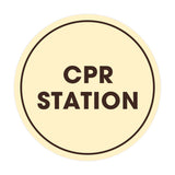 Signs ByLITA Circle CPR Station Sign
