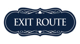 Signs ByLITA Designer Exit Route Sign