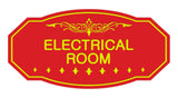 Victorian Electrical Room Sign