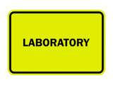 Signs ByLITA Classic Framed Laboratory Sign