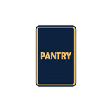 Portrait Round Pantry Sign
