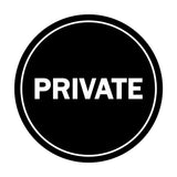 Signs ByLITA Circle Private Sign