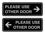 Signs ByLITA Standard Please Use Other Door Sign Set