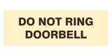 Signs ByLITA Basic Do Not Ring Doorbell Sign