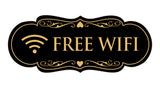 Signs ByLITA Designer Free Wifi Sign