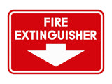 Signs ByLITA Classic Framed Fire Extinguisher