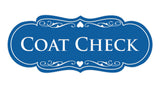 Signs ByLITA Designer Coat Check Sign