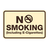 No Smoking including E-Cigarettes Sign