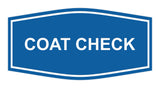 Signs ByLITA Fancy Coat Check Sign