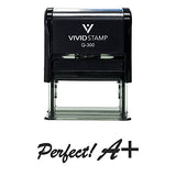 Perfect A+ Teacher Self Inking Rubber Stamp