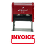 Basic Invoice Self Inking Rubber Stamp
