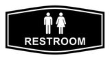 Fancy Unisex Restroom Sign