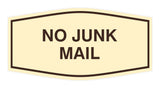 Signs ByLITA Fancy No Junk Mail Sign