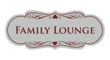 Signs ByLITA Designer Family Lounge Sign
