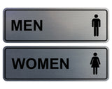 Standard Men Women Restroom Sign (Set of 2)