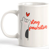 Stay Pawsitive Coffee Mug