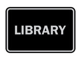 Signs ByLITA Classic Library Sign