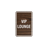 Portrait Round Vip Lounge Sign