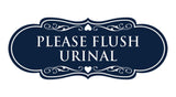 Designer Please Flush Urinal Wall or Door Sign
