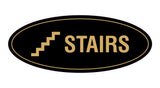 Oval Stairs Sign
