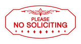 Signs ByLITA Victorian Please No Soliciting Sign
