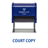 Court Copy Self Inking Rubber Stamp