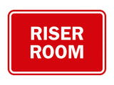 Signs ByLITA Classic Framed Riser Room