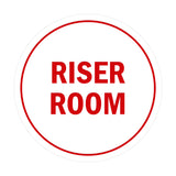 Signs ByLITA Circle Riser Room Sign