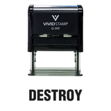 Destroy Office Self Inking Rubber Stamp