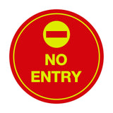 Signs ByLITA Circle No Entry Sign