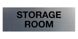 Brushed Silver Signs ByLITA Basic Storage Room