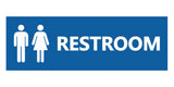 Signs ByLITA Basic Unisex Restroom Sign