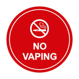 Signs ByLITA Circle No Vaping Sign