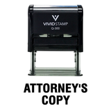 Attorney's Copy Self Inking Rubber Stamp