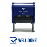 Well Done Teacher Self Inking Rubber Stamp