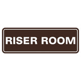 Riser Room Door / Wall Sign