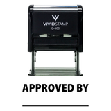 APPROVED BY Self Inking Rubber Stamp