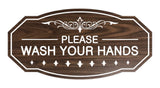 Victorian Please Wash Your Hands Sign